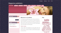 Desktop Screenshot of magazinepublishers.webnode.com