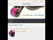 Tablet Screenshot of derma-roller.webnode.sk