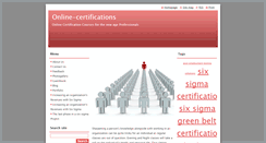 Desktop Screenshot of online-certifications.webnode.com