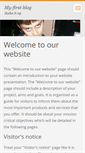 Mobile Screenshot of my-first-blog.webnode.com.ar