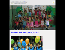Tablet Screenshot of escolarosariadeamorim.webnode.com.br