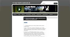 Desktop Screenshot of 11-mpr-martin.webnode.sk