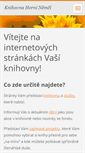 Mobile Screenshot of knihovna-horni-nemci.webnode.cz