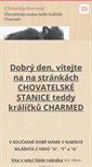 Mobile Screenshot of chsteddycharmed.webnode.cz