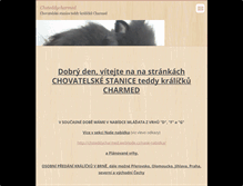 Tablet Screenshot of chsteddycharmed.webnode.cz