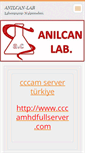 Mobile Screenshot of anilcanlab.webnode.com.tr