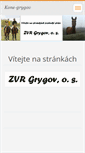 Mobile Screenshot of kone-grygov.webnode.cz