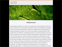Tablet Screenshot of agroecologia.webnode.com.co