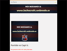 Tablet Screenshot of lachacra.webnode.es