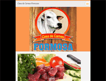 Tablet Screenshot of casadecarnesformosa.webnode.com