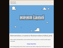 Tablet Screenshot of keko-land.webnode.es