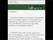 Tablet Screenshot of damvet.webnode.com.br