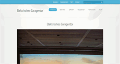 Desktop Screenshot of elektrischesgaragentor.webnode.com