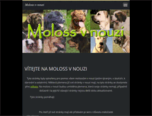 Tablet Screenshot of moloss-v-nouzi.webnode.cz