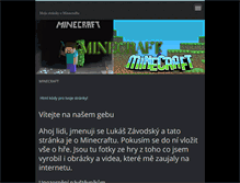 Tablet Screenshot of minecraft-dalu.webnode.cz