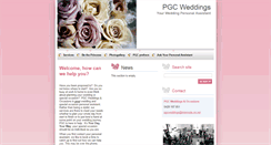 Desktop Screenshot of pgcweddings.webnode.com