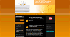 Desktop Screenshot of hotelsport.webnode.cz