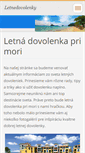 Mobile Screenshot of letnedovolenky.webnode.sk