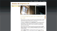 Desktop Screenshot of medicodeurgencia24horas.webnode.es