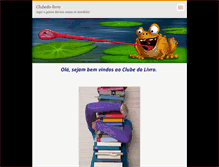 Tablet Screenshot of clubedo-livro.webnode.com.br