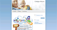 Desktop Screenshot of colegioatrium.webnode.com.br