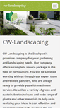 Mobile Screenshot of cw-landscaping.webnode.com