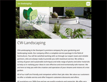 Tablet Screenshot of cw-landscaping.webnode.com