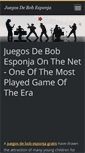 Mobile Screenshot of juegosdebobesponja4.webnode.com