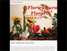 Tablet Screenshot of floriculturaflorarte.webnode.com.br