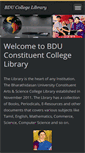 Mobile Screenshot of bducollegelibrary.webnode.com