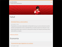 Tablet Screenshot of lacarretera.webnode.es