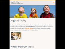 Tablet Screenshot of anglickeskolky.webnode.cz