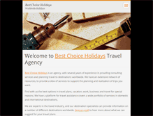 Tablet Screenshot of bestchoiceholidays.webnode.com