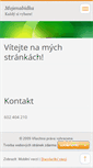Mobile Screenshot of mojenabidka.webnode.cz