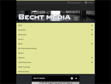 Tablet Screenshot of bechtmediashop.webnode.com