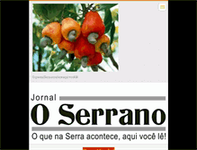 Tablet Screenshot of jornaloserrano.webnode.com.br