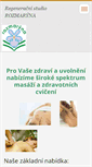 Mobile Screenshot of masazerozmaryna.webnode.cz