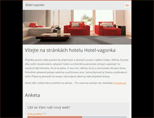 Tablet Screenshot of hotel-vagonka.webnode.cz