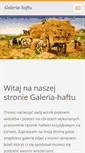 Mobile Screenshot of galeria-haftu.webnode.com