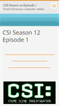 Mobile Screenshot of csiseason12episode1.webnode.com