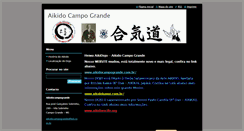 Desktop Screenshot of aikidocampogrande.webnode.com.br