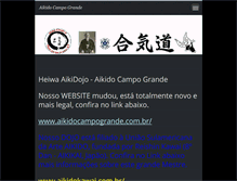 Tablet Screenshot of aikidocampogrande.webnode.com.br