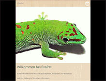 Tablet Screenshot of exopet.webnode.com