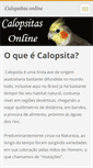 Mobile Screenshot of calopsitasonline.webnode.com