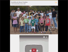 Tablet Screenshot of escolinhatradicao.webnode.com.br