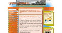 Desktop Screenshot of frisbeevolomouci.webnode.cz