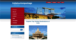 Desktop Screenshot of indiatourismpackage.webnode.com