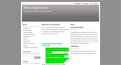 Desktop Screenshot of mtirvinegenerator.webnode.com