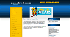 Desktop Screenshot of passeadoresdecaes-se.webnode.pt