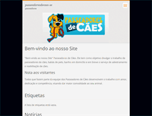Tablet Screenshot of passeadoresdecaes-se.webnode.pt